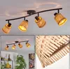 Intissans moderne Deckenlampe aus Metall/Bast in Produktbild-Vorschau 1