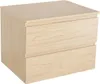 Einzelwaschtischunterschrank mit Eichendekor 60cm SORRENTO Produktbild-Vorschau 2