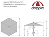 doppler ACTIVE Auto Tilt Kurbelschirm Sonnenschirm 280 cm Produktbild-Vorschau 2