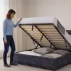 Lit rembourré LED "Tröstiar" avec coffre de lit et matelas Voir les images du produit 6