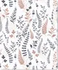 MuchoWow® Mauspad Mousepad Blätter - Blumen - Design 30x40 Produktbild-Vorschau 1