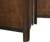 Design 4-tlg. Raumteiler Dunkelbraun Massivholz Paulownia, Produktbild-Vorschau 7