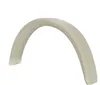 A close-up shot of a white headphone headband cushion on a white background. Voir les images du produit