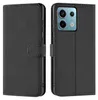 A black book-style phone case for a Xiaomi Redmi Note 13 Pro 5G is shown open, revealing the phone inside. Podgląd zdjęcia produktu