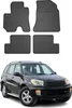 2000-2005 Toyota RAV4 tappetini in gomma nera 4 pz Anteprima dell’immagine prodotto 1