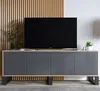 Loft TV-Schrank TV-Lowboard Apollo 2 Viertürig Drei Produktbild-Vorschau 1