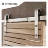Intersteel Schiebetürsystem Basic Edelstahl gebürstet Produktbild-Vorschau 4