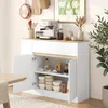 HOMCOM Dressoir/Keukenbuffet met lade, verstelbaar Productafbeelding-voorbeeld 2