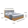 ALTDECOR Boxspringbett LOLLI1 mit H4-Matratze, Kopfteil und Produktbild-Vorschau 6