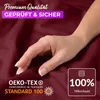 EllaTex Premium Mikrofaser Bettwäsche 200x220 + 2x 80x80 cm Produktbild-Vorschau 5