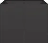 vidaXL Fioriera nera 100x100x80 cm in acciaio Anteprima dell’immagine prodotto 4