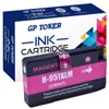 A magenta ink cartridge and its packaging are shown against a white background. Náhled obrázku produktu
