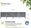 Garronda Beeteinfassung Holz Rollzaun Gartenzaun Produktbild-Vorschau 2