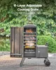 SucceBuy Räucherofen aus Edelstahl, BBQ-Offset-Smoker mit Produktbild-Vorschau 3