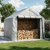 Garagetent 244x241x217 cm van 170 g/m² PE, waterdicht en Productafbeelding-voorbeeld 10