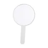 A white hand mirror is shown against a white background. Produktbild-Vorschau