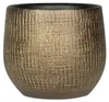 Steege Pflanzentopf - modernes Design - gold - 16 x 18 cm Produktbild-Vorschau 1