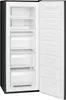 An open freezer with shelves and drawers visible. Produktbild-Vorschau