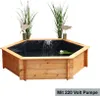 Sechseck-Hochteich 125cm, LxBxH: 145 cm x 128 cm x 41 cm, Produktbild-Vorschau 3
