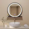 Rund Badspiegel mit Beleuchtung, 60 cm LED-Badzimmerspiegel Produktbild-Vorschau 1