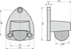 BASI - Boden-Türstopper - TS 22 - Edelstahl Optik - Produktbild-Vorschau 3