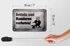 Blechschild Hinweis 18x12cm betteln Hausieren verboten Produktbild-Vorschau 5