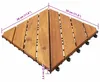 vidaXL : Dalles de terrasse, 10 pièces, couleur marron, 30 Voir les images du produit 7