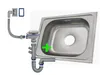 Edelstahl Einbauspüle 40 × 50 cm – Küchenspüle  Spülbecken Produktbild-Vorschau 3