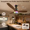 Ventilatore a soffitto da 48W con illuminazione, 60 cm di Anteprima dell’immagine prodotto 10