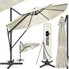 tillvex® Premium Alu Sonnenschirm 330 cm Beige + Abdeckung Produktbild-Vorschau 1