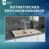 VBChome Granitspüle 76 x 44 cm Beige mit flexibler Armatur Produktbild-Vorschau 9