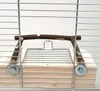 Anflugsitzstange für Vogelheime Vogelkäfige 24,5x12/20cm Produktbild-Vorschau 3