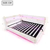 Gestoffeerd bed 140x200 cm, slaapbank met LED-verlichting, Productafbeelding-voorbeeld 13