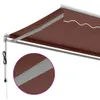 vidaXL Markiza automatyczna brązowa 450x350 cm Podgląd zdjęcia produktu 7