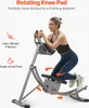 A woman is using a VEVOR ab machine for a home workout. Produktbild-Vorschau