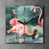 Coloray Uhr auf Leinwand 30x30 cm Wand Uhr Dekoration Produktbild-Vorschau 2