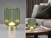 LED-Tischlampe - H 19 cm - Grün - Messingfarben - Glas - Produktbild-Vorschau 4