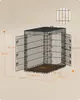 Gabbia per cani, box pieghevole per cani, XXL (alto) con 2 Anteprima dell’immagine prodotto 8