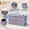 COSTWAY Tuinopslag 455 liter, waterdicht, 2-in-1: opbergbox Productafbeelding-voorbeeld 7