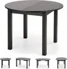 Runder Ausziehbarer Tisch für Esszimmer - 102-142 cm Produktbild-Vorschau 1