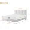 Boxspringbett Modell 213 mit Taschenfederkernmatratze-25cm Produktbild-Vorschau 8