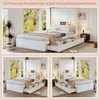 Flieks Jugendbett 90x200cm mit Led und Steckdose, Holzbett Produktbild-Vorschau 7