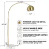 Gold Stehlampe Wohnzimmer, 175cm Bogenlampe dimmbar mit Produktbild-Vorschau 5