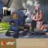 LOVPET® Hundewagen 2in1 Hundebuggy Hundebox Transporttasche Produktbild-Vorschau 8