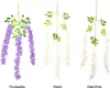 OKWISH 12 Pack künstliche Glyzinien Blumen, Girlande Produktbild-Vorschau 6