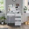 Coiffeuse Vicco Sherry Blanc 80cm avec miroir, Model 41295 Voir les images du produit 5