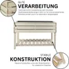 Mega Holz Balkon-Hochbeet - Kiefer - STELZO L 123x61x75 cm Produktbild-Vorschau 5