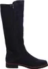 A single navy blue suede boot is shown against a white background. Produktbild-Vorschau