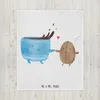 Mr. & Mrs. Panda Tagesdecke Kaffee Bohne - Weiß - Geschenk, Produktbild-Vorschau 2