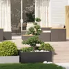 Maison Exclusive - Bac à plantes noir 100x100x40 cm en Voir les images du produit 3